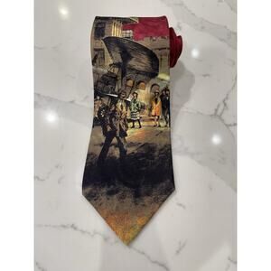 The Art of Ties Tie Rack Silk Tie Aviator Pilot Plane Made in Italy 60 x 3.75